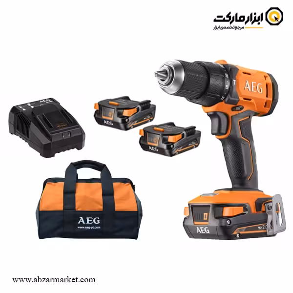 دریل شارژی چکشی AEG لیتیوم 18 ولت مدل BSB 18G4 ACC