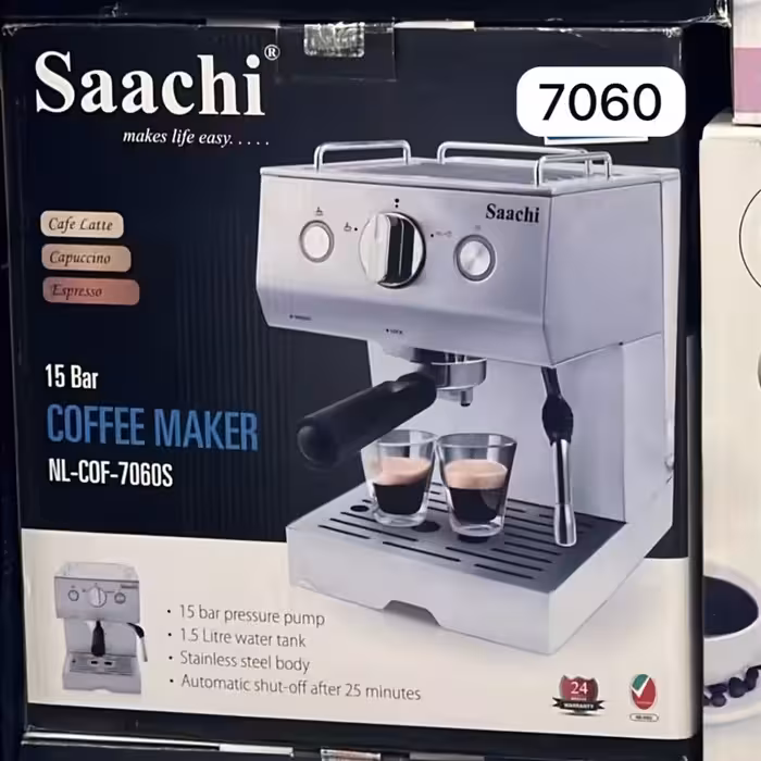 اسپرسو ساز ساچی 7060 (پس کرایه)