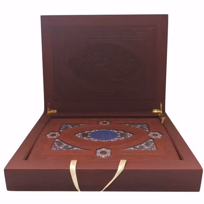 110211-کلیات شاهنامه رحلی معطر جعبه لپتاپی چرم