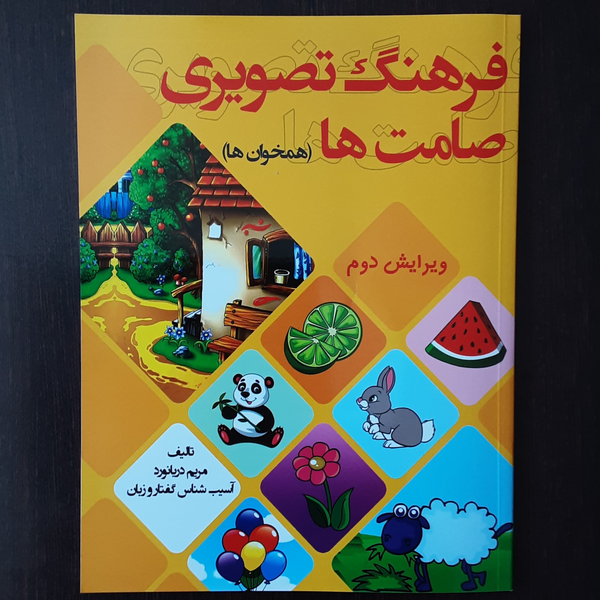 کتاب فرهنگ تصویری صامت ها همخوان هاویرایش دوم تالیف( مریم دریانورد)(گفتاردرمانی)