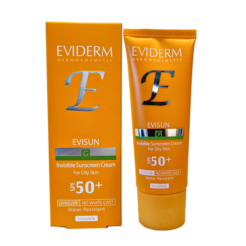 ضدآفتاب اویدرم | خرید + قیمت کرم ضد آفتاب بی رنگ پوست چرب اویدرم SPF50
