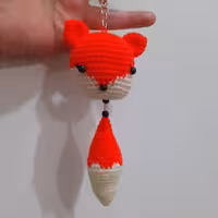 آویز کلید روباه در رنگهای متنوع