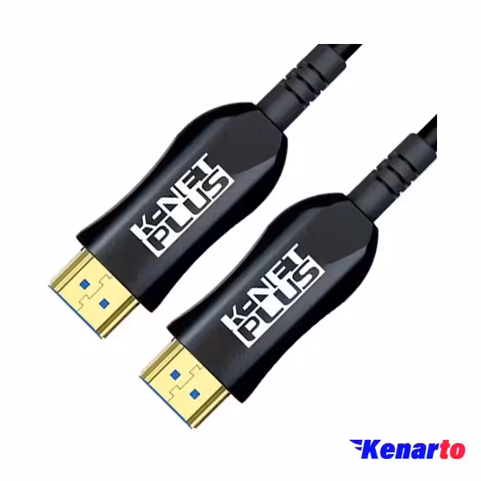 کابل HDMI فیبر نوری کی نت پلاس مدل KP-CHAOC300 8K طول 30 متری