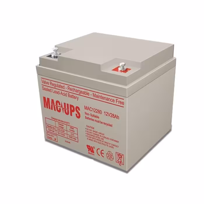باتری یو پی اس مدل MAC 12280 فاراتل 12 ولت 28 آمپر ساعت