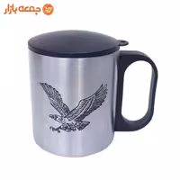 لیوان استیل دوجداره دسته دار عقاب