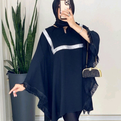 مانتو پانچو زنانه عربی سها(موجودی سوال شود)