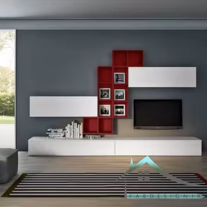 باکس تلویزیون دیواری مدل نویا (تی وی وال)