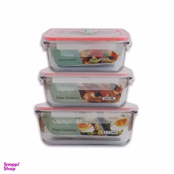 ظرف نگهدارنده لیمون کد 865 مجموعه 3 عددی