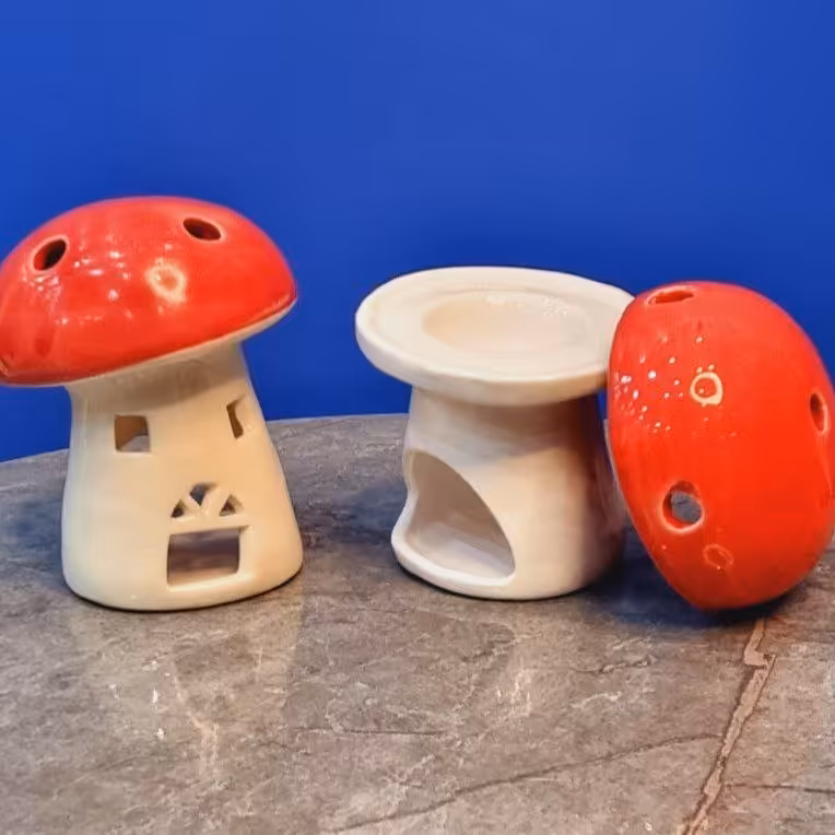 اسانس سوز (طرح قارچ) (سرامیکی) 