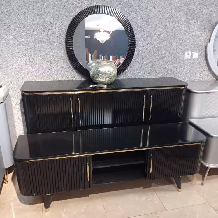 میز ال سی دی طرح شیاردار