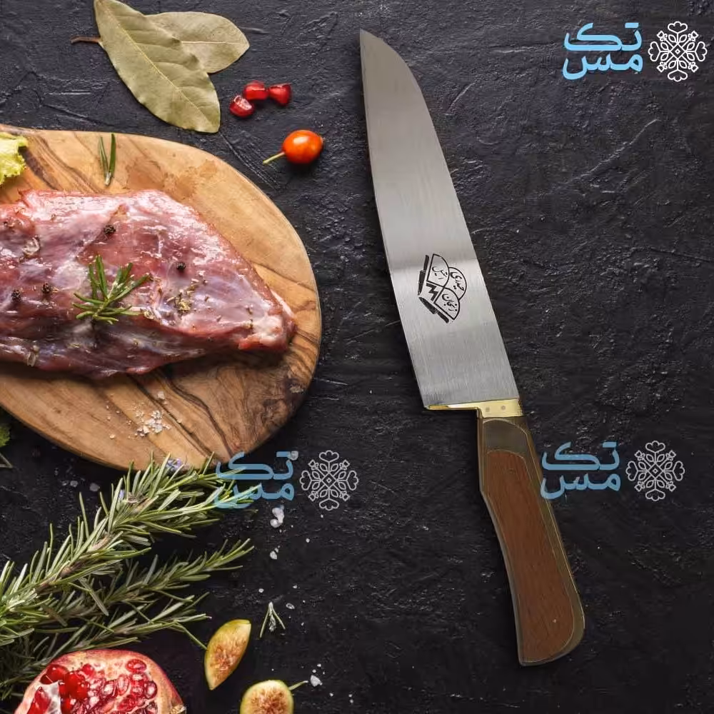 چاقوی آشپزخانه حیدری  دسته کائوچو نسکا فه ای سایز 5