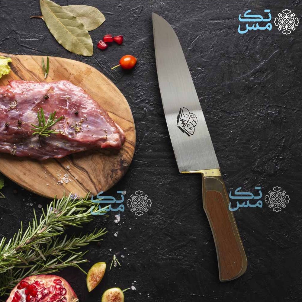 چاقوی آشپزخانه حیدری  دسته کائوچو نسکا فه ای سایز 5