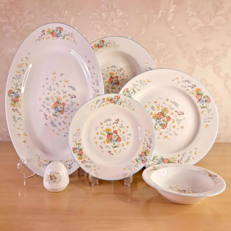 سرویس چینی زرین 6 نفره غذاخوری ویکتوریا (28 پارچه)
