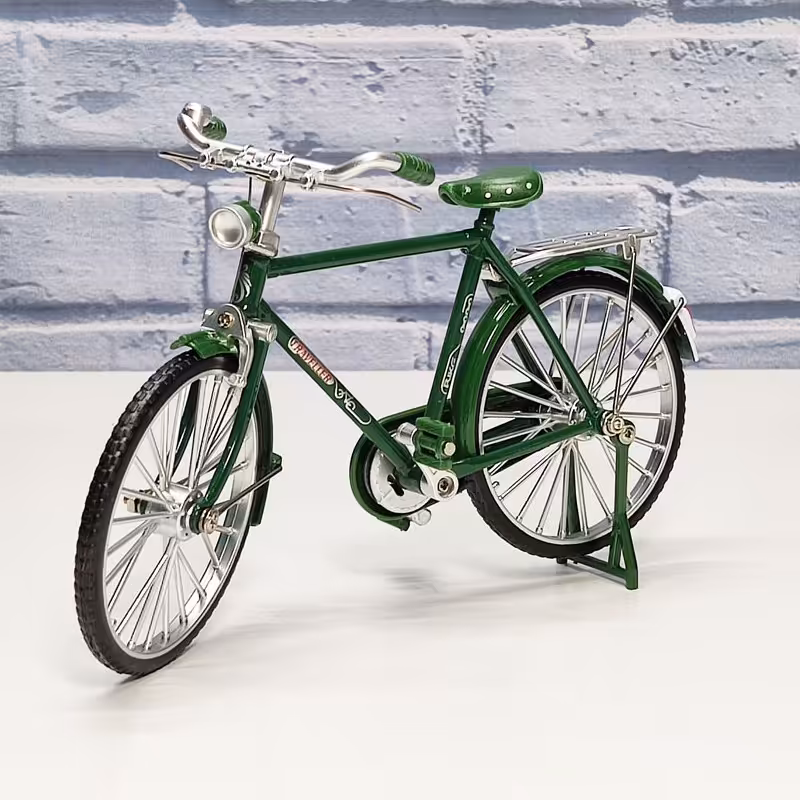 ماکت  دوچرخه لحاف دوزی(نوستالژی)سبز  ( bicycle classical )