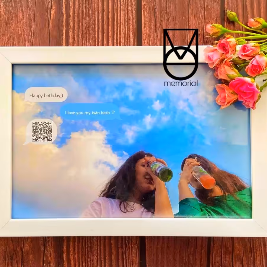 تابلو با طراحی عکس دلخواه شما ب همراه ، کیوارکد  ، بارکد