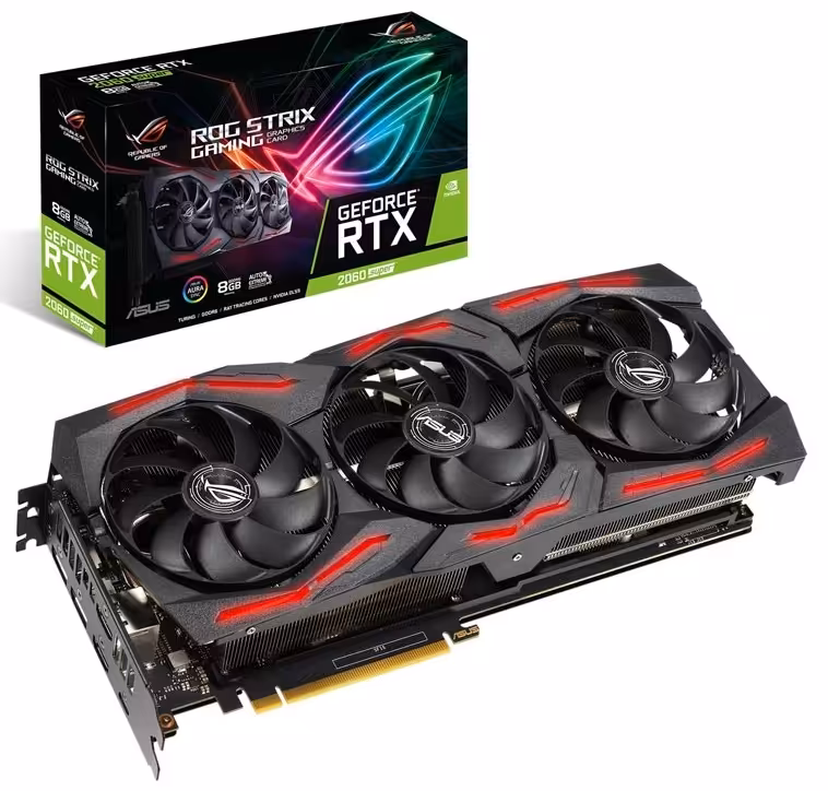 کارت گرافیک  ایسوس مدل ROG-STRIX-RTX2060S-8G-EVO-GAMING با حافظه 8 گیگابایت