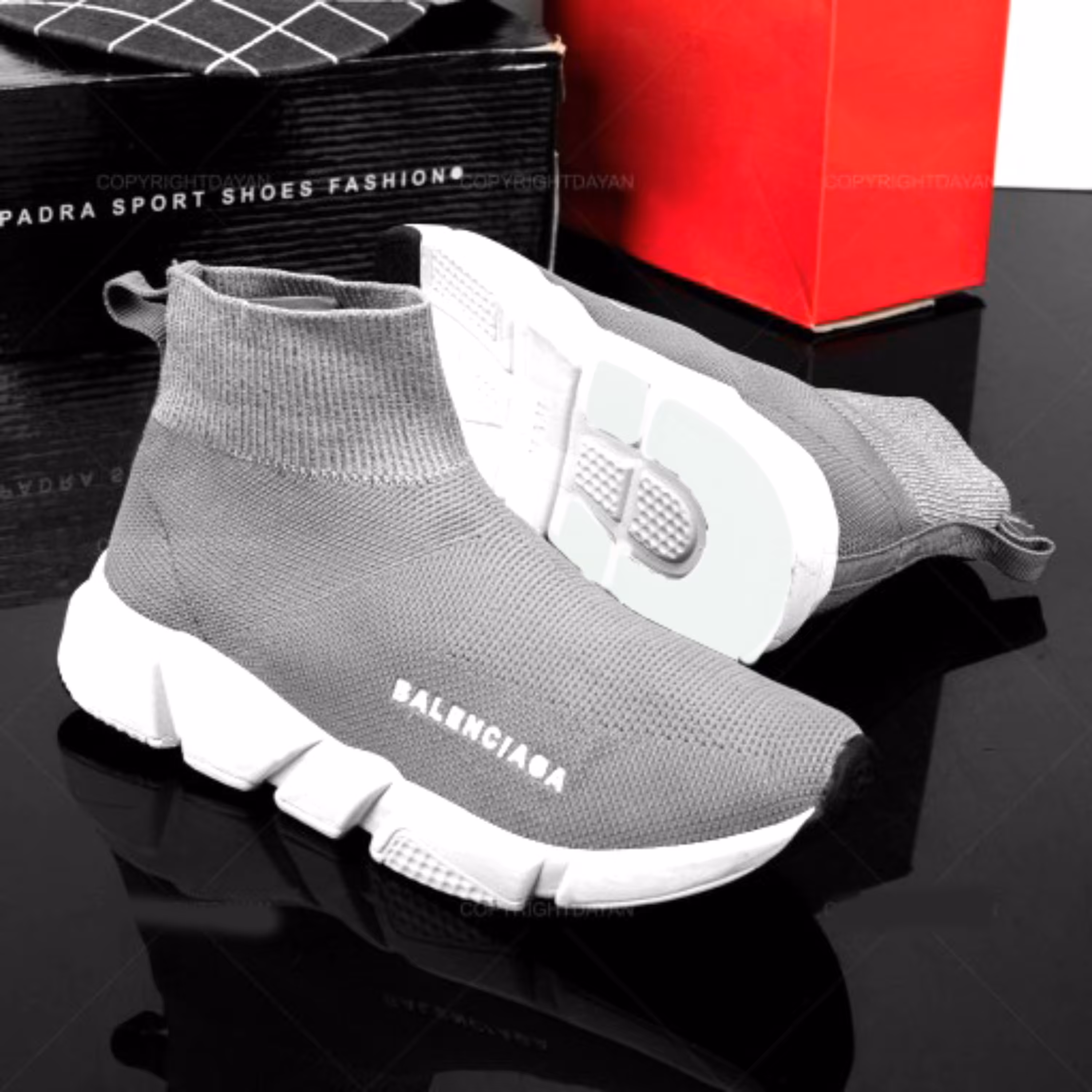 کفش جورابی ساق دار مردانه بالنسیاگا سایز 41 تا 45