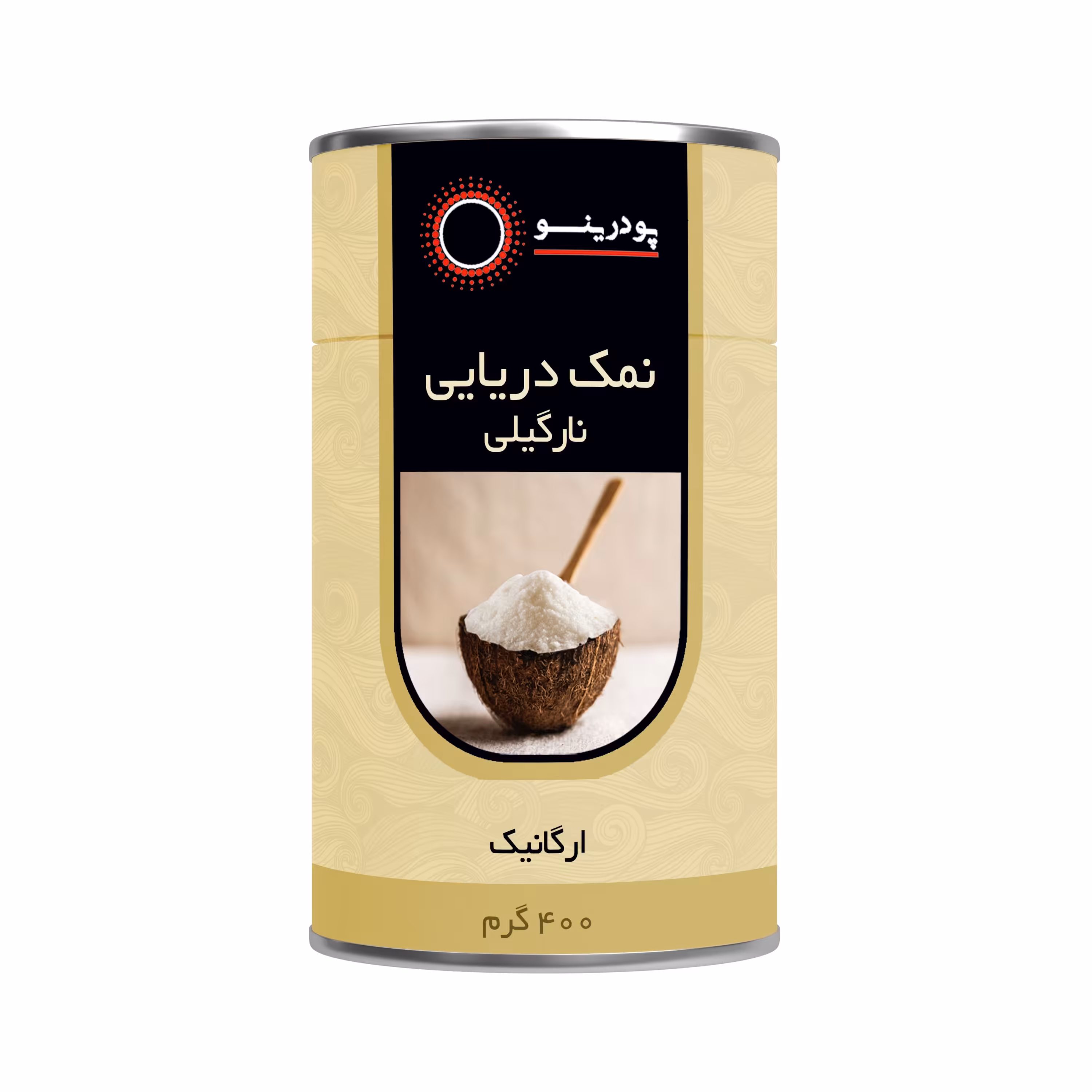 نمک دریایی با طعم نارگیل 400 گرم