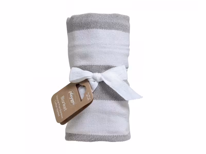 پتو دورپیچ نخی طوسی playgro کد 6985897