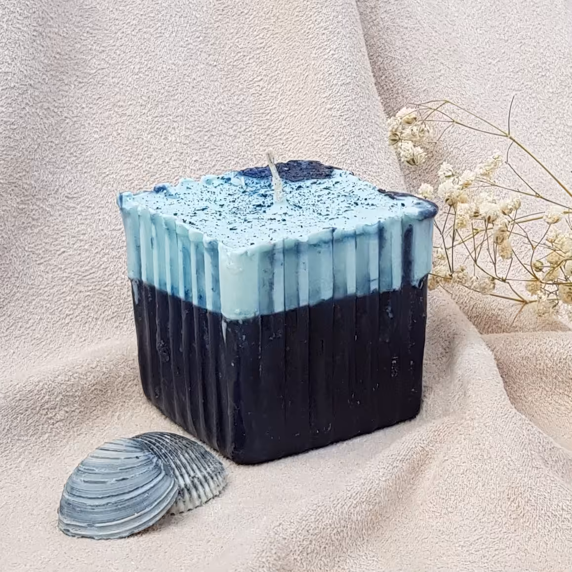 شمع طرح یکی یدونه رویای آبی