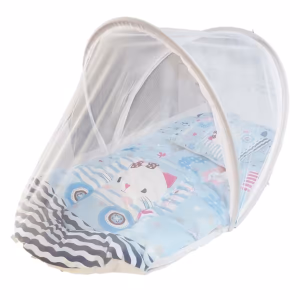 پشه بند نوزادی طرح گربه