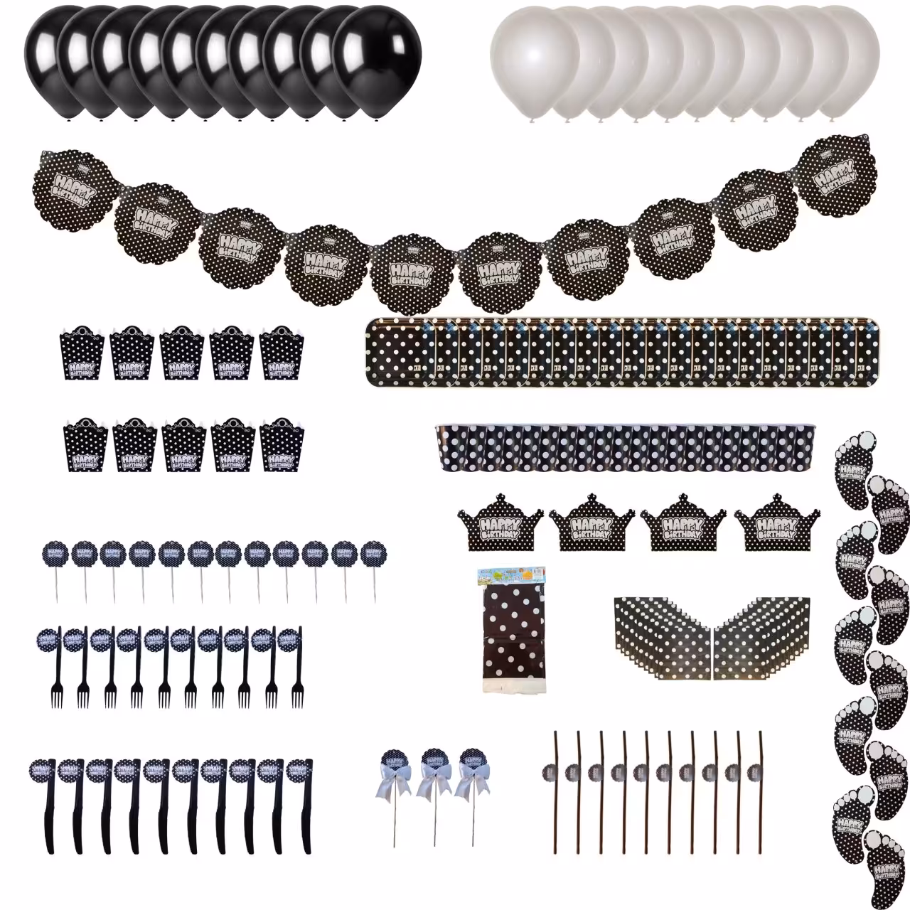 مجموعه 162 عددی تم تولد طرح خالدار مدل no-162