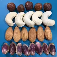 اجیل 4 مغز خام 500 گرم