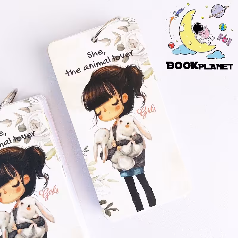 دفترچه یادداشت جیبی حلقه دار دات نوت طرح animal lover