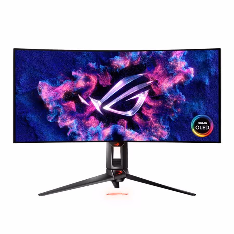 قیمت و خرید مانیتور خمیده گیمینگ 34 اینچ ایسوس مدل ROG Swift OLED PG34WCDM | یاس ارتباط