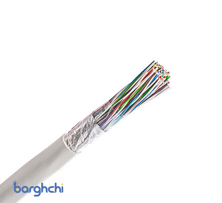 کابل مخابرات هوایی طوسی فویلدار کرمان 06*2*100