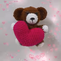 سرکلیدی خرس ولنتاین خیلی تودلبرووجذاب باکاموای مرغوب ایرانی