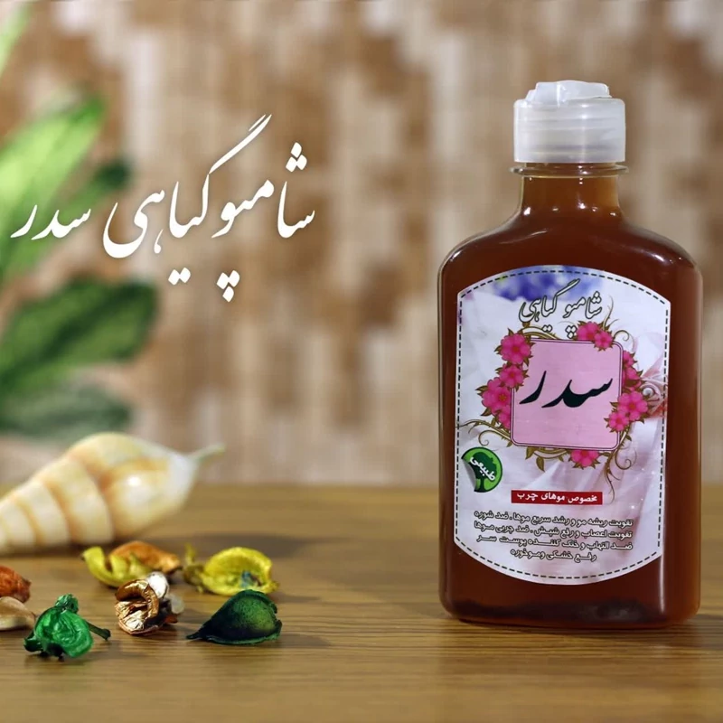 شامپو گیاهی سدر برکت (منقبض کننده ریشه مو)(مناسب موهای چرب و معمولی) | amazonchi