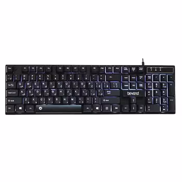 قیمت و خرید کیبورد باسیم بیاند مدل BK-7100W | یاس ارتباط