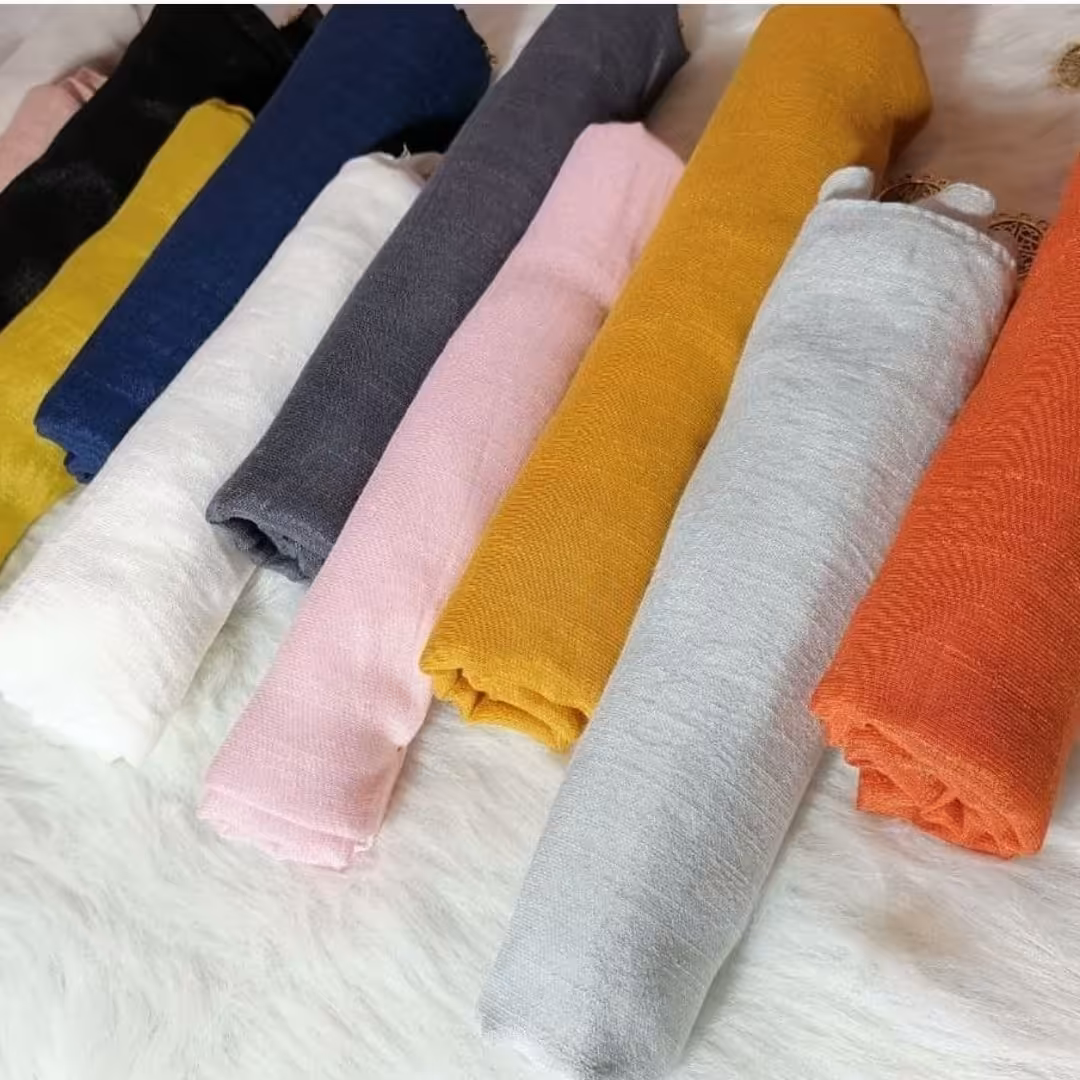 شال اسلپ واراداتی دم روباهی منگوله دارهرچهارطرف سکه هم پارچه و هم قیمت راتضمین میکنم