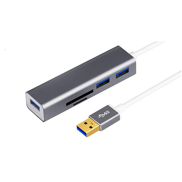 هاب 3 پورت USB 3.0 اونتن مدل OTN-5223 به همراه کارت خوان