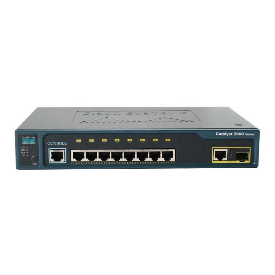 قیمت و خرید سوييچ 8 پورت سیسکو مدل WS-C2960-8TC-L | یاس ارتباط