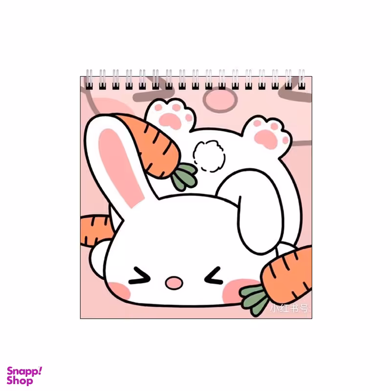 دفتر طراحی طرح خرگوش و هویج کد 5021752