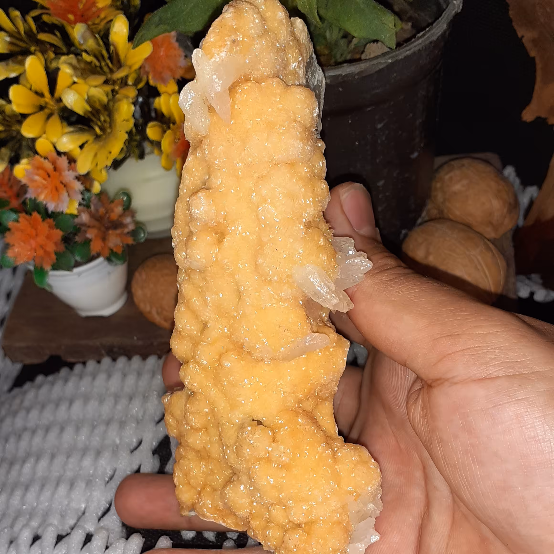 سنگ دولومیت کلسیت فلاور خوش رنگ کلکسیونی