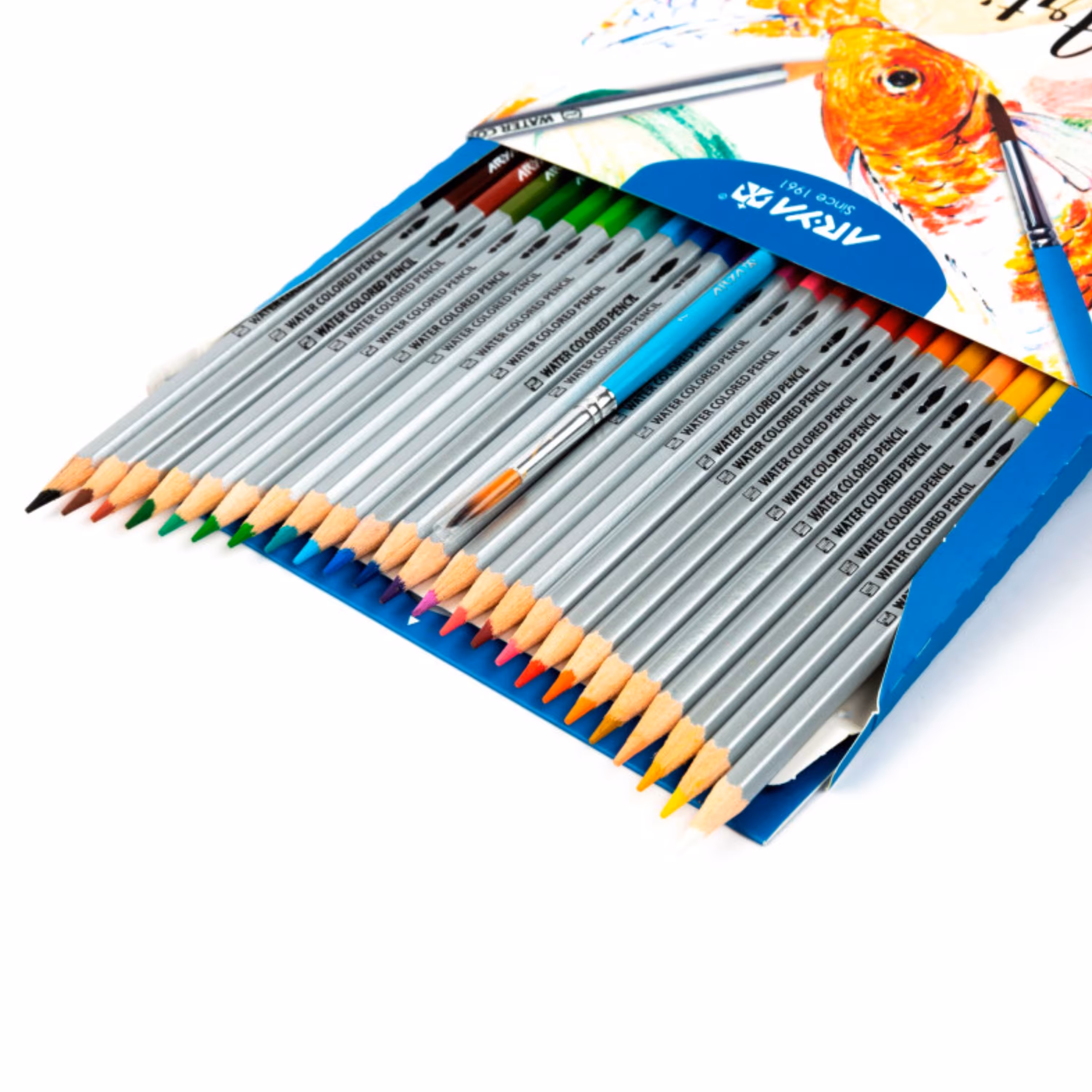 مداد آبرنگی24 رنگ آریا 
