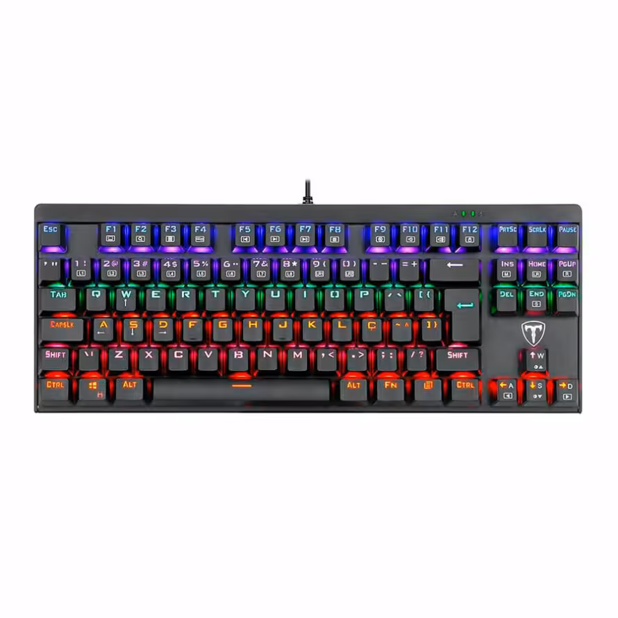 کیبورد مکانیکال گیمینگ تی دگر  Corvette T-TGK302 Red Switch