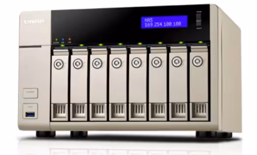 ذخیره ساز تحت شبکه کیونپ مدل تی وی اس 863 4جی