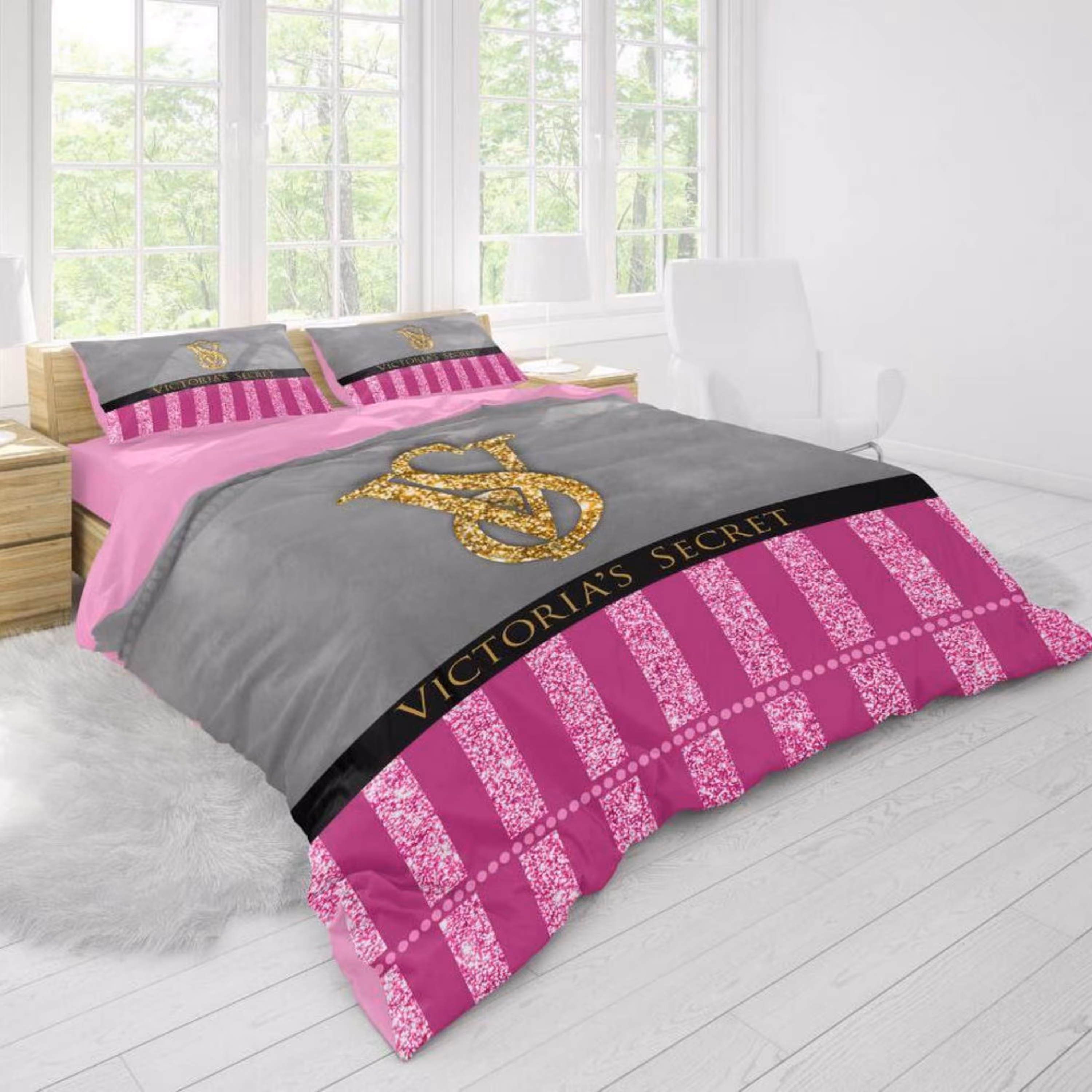 روتختی دونفره سه بعدی برند گوزل 7 تکه کد 327