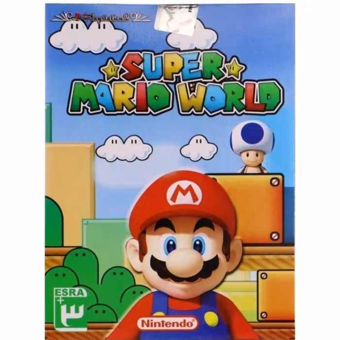 بازی Super Mario World برای پلی استیشن ps2. 