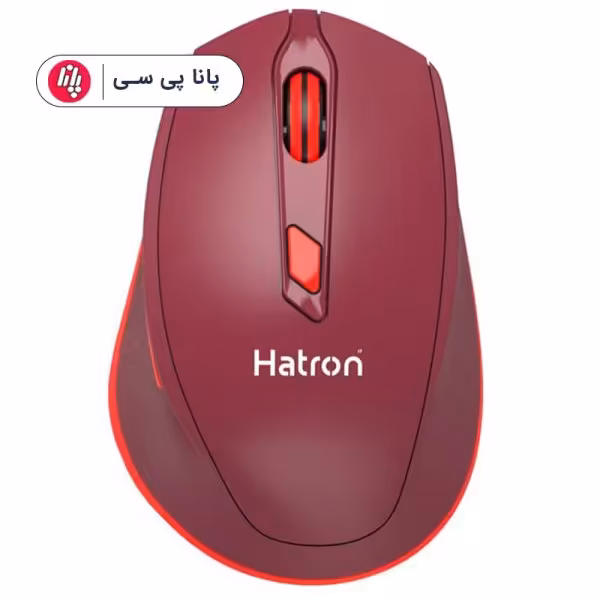 موس بیسیم سایلنت HATRON HMW122SL _ زرشکی
