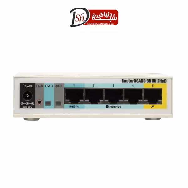 روتر میکروتیک مدل RB-951Ui2HnD - دنیای شبکه برتر