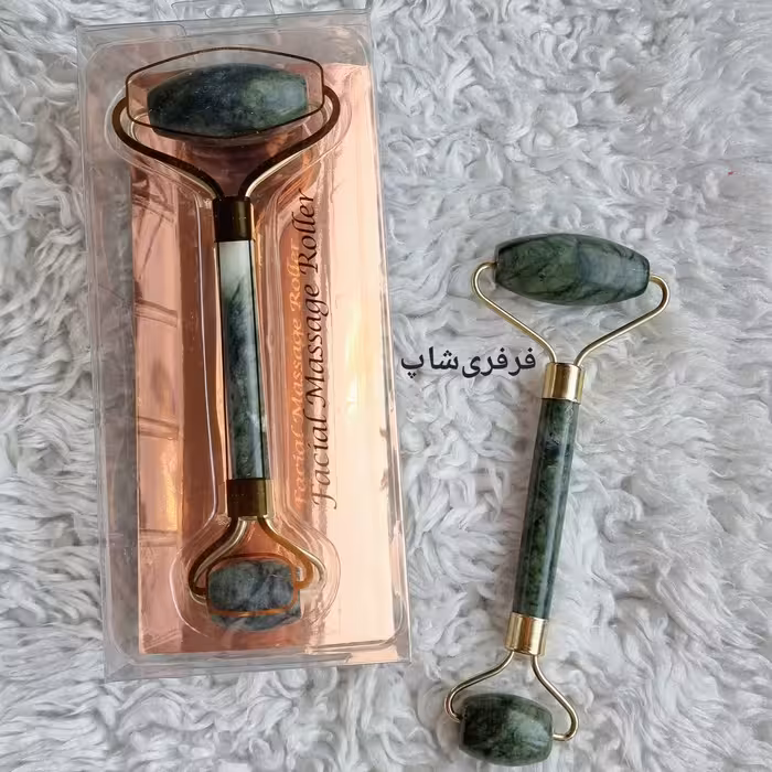 جیدرولر سنگ یشم اصلی (ماساژور صورت)