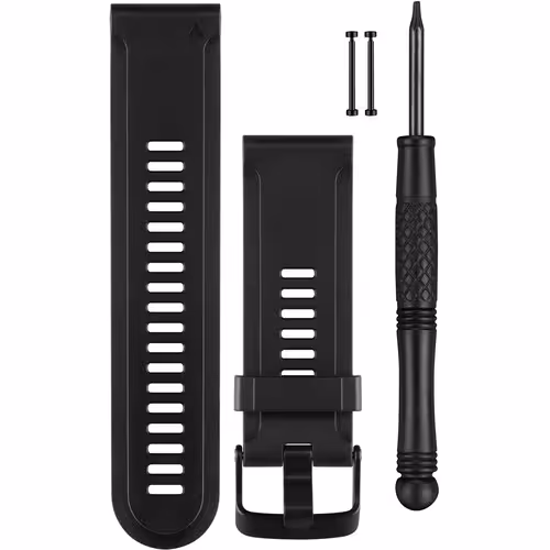 بند سیلیکونی مشکی ساعت هوشمند فنیکس 3