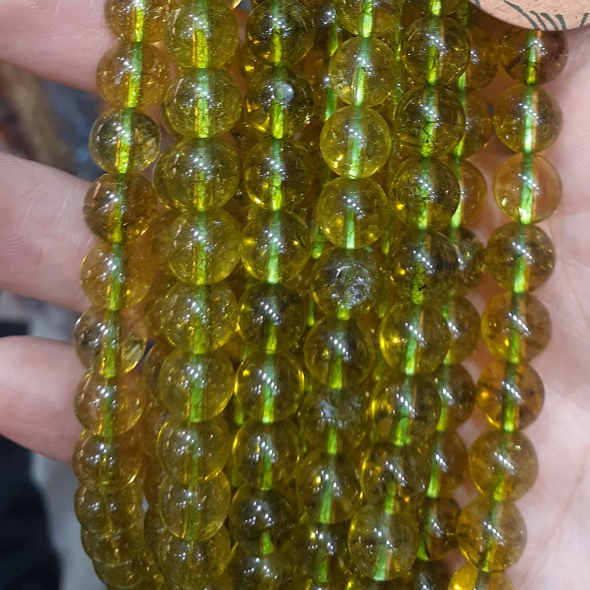 ریسه زبرجد گرد سایز 8میل 