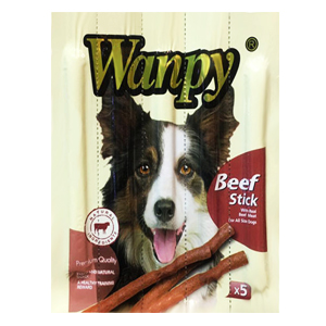 تشویقی مدادی سگ برند ونپی با طعم گوشت گوساله Wanpy