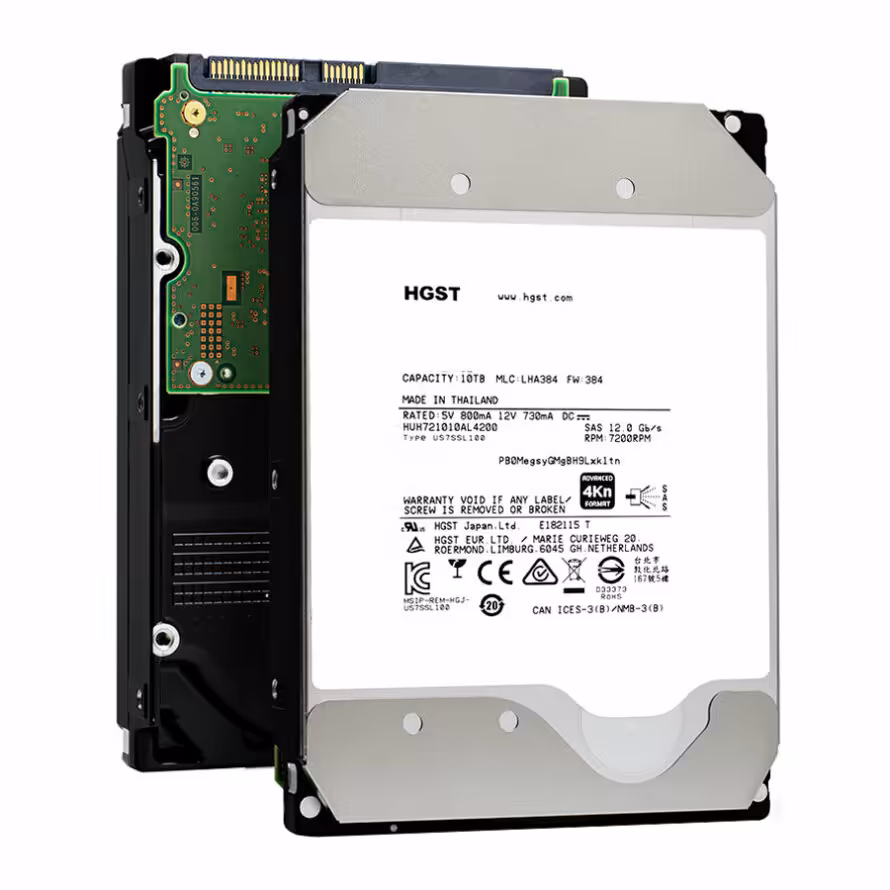 هارد اینترنال 3.5 اینچ وسترن دیجیتال HGST Ultrastar He10 10TB